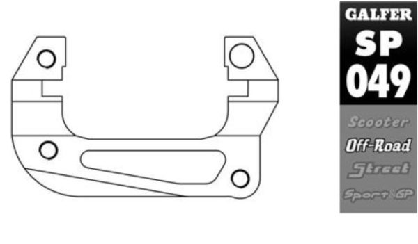 Sp049 Soporte de reubicación de 250 mm SP049 | Team Mototec
